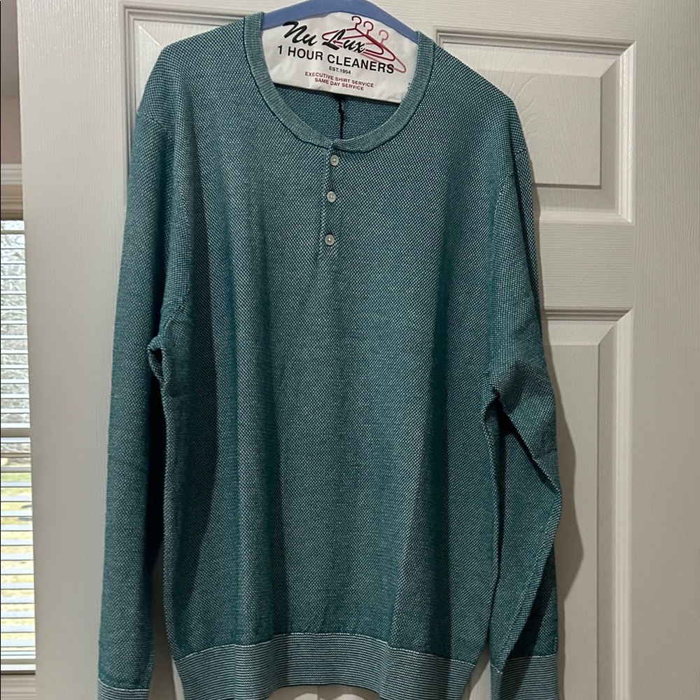 Bonobos Men's Blue Crewneck Sweater